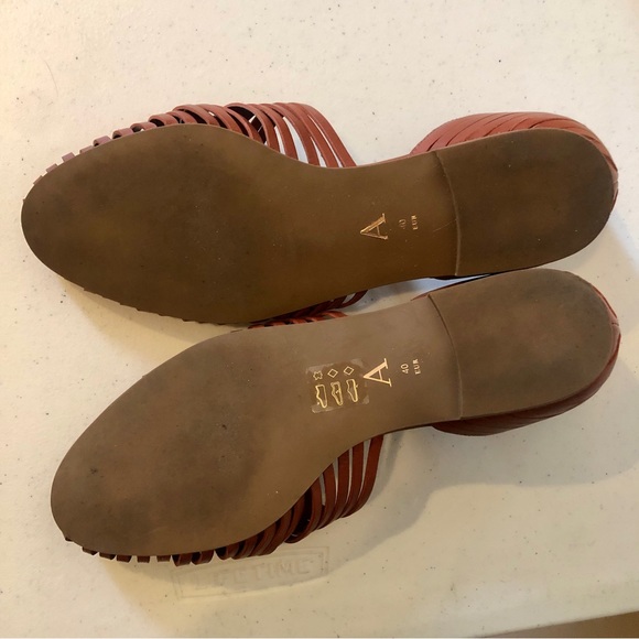 ANTHROPOLOGIE Leyla Huraches Espadrille Flat Sandals | Womens Size 9 US - Picture 5 of 5